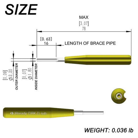 D Sub Connector Pins Removal And Insertion Toolkit For TE AMP Harting Heavy Duty 5A DB Crimp Contacts Extractor Kit dimensions