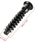 Close-up of DIY Furniture Confirmat Screws 7x39mm Hex Socket Wood Screws Powder Coated 20 Pack For Cabinets Flat Pack Furniture