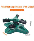 360 Degree Rotating Garden Sprinkler For Yard And Lawn, Automatic Sprinkler With Wide Area Coverage, Adjustable Watering System