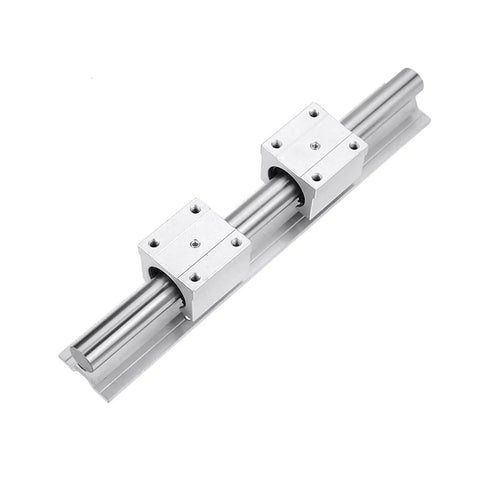 Stainless Steel Linear Guide Rail SBR16 600mm for CNC Machines and 3D Printers, Smooth Glide, No Play, Pro Grade Precision Motion System for Engraving, Automated Inspection, and Semiconductor Equipment, with 2 bearing blocks