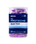 Protechs Foam Ear Plugs For Sleep And Focus, 50 Pairs, Keeps It Quiet In Loud Environments, Snoring, Travel, NRR 33 Purple