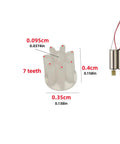 7-tooth pinion from 36 Tooth Large Gear And 7 Tooth Pinion Gear Set For Four Axis RC Quadcopters Pro Grade Upgrade Compatible E88