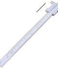 Vernier Caliper 0-200mm Stainless Steel Scriber Marking Gauge With Carbide Needle, Parallel Cross Caliper For Wood Metal Plastic Scribing displayed