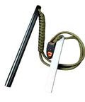 6 Inch Survival Fire Starter Ferro Rod With 3/8 Inch By 6 Inch Size, Multi Tool Long Strikes For Easy Fire Starting, Camping, Hiking