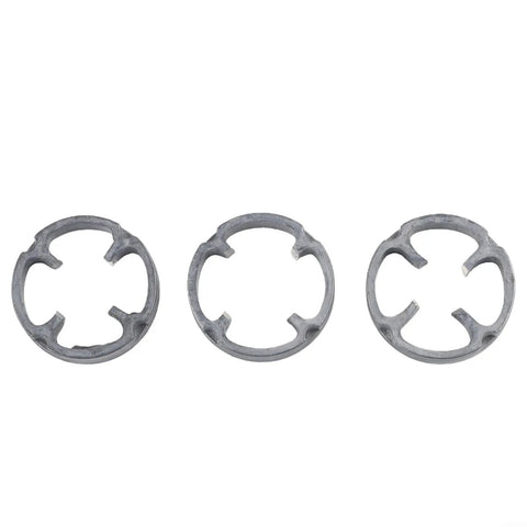 Three metal internal thread cutter rings from the Belnotelt Pvc Pipe Threader Kit for precise PPR and PVC plumbing.