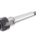 Top Notch MTA2 ER20 Collet Chuck Holder With Morse Taper Shank For CNC Lathe, steel holder with hex design for strong grip.