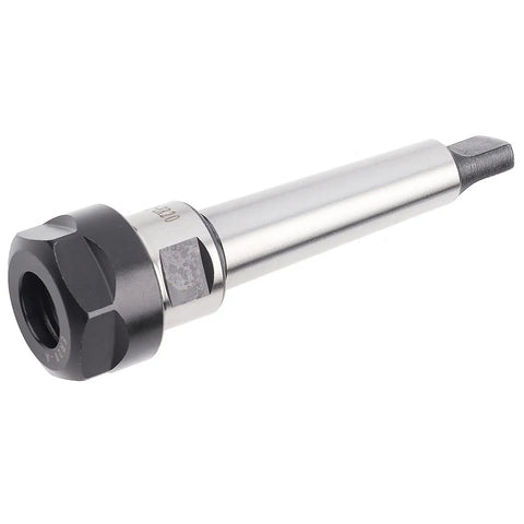 Top Notch MTA2 ER20 Collet Chuck Holder With Morse Taper Shank For CNC Lathe, steel holder with hex design for strong grip.