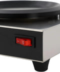 Close-up of Straight Up Coffee Pot Warmer Hot Plate switch and smooth surface, ideal for daily brews and teas.