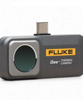 Front view of an Android USB C Thermal Camera for Smartphones 256 by 192 infrared resolution with 10 plus color palettes.