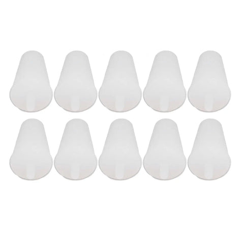 Premium Silicone Plug Kit 20Pcs High Temp Sealing Stopper Tapered Design For Plating Anodizing Painting Spraying Surface Treatment Durable Protective Gear No Snaps white tapered silicone plugs, 20-piece set