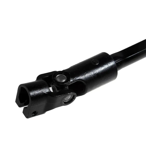 Power Steering Compatible Lower Steering Shaft Replacement For Jeep Cherokee XJ, Comanche, And Wagoneer - Fits 1984 To 1994 Models, Built Tough OEM Quality Steering Column, Easy Install, Replaces 4713943 black steel lower shaft with U-joint