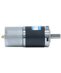 36mm Dc Planetary Gear Motor With 8mm Shaft And 12V 24V Dual Power showing heavy-duty construction for robotics and DIY projects.