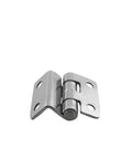 Heavy Duty 304 Stainless Steel Offset Hinges For Doors Lockers And Cabinets Two Pack Rustproof Fold Back Hardware close-up view