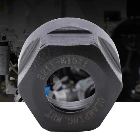 Heavy Duty Dynamic Balancing Nut for ER Collet Tools Fits Lathe Chuck Holder Clamping Bit Nut M15x1 Thread