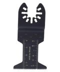 20 Piece Oscillating Saw Blades Set With Length Marks And Precision Teeth For Wood Metal And Plastics Cutting, blade close-up