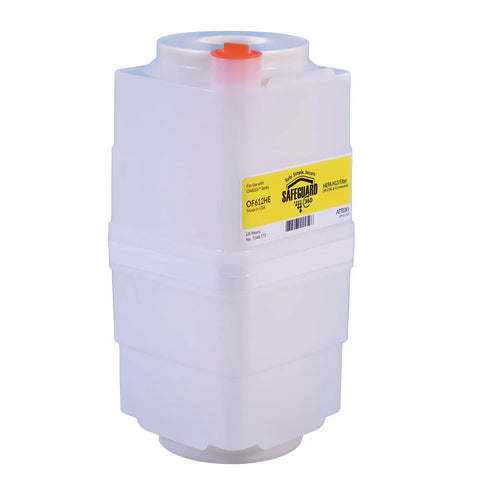 HEPA Filter For Omega Series Vacuums 1 Gallon Replacement Pro Grade High Efficiency Containment For Home Cleanup, white cartridge