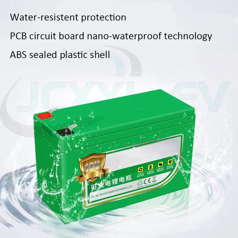Built Like A Tank 12V Lithium Battery Backup Power Supply For Cars Trucks Rvs And Trailers Plug And Play Rechargeable Li Ion Pack with ABS sealed shell.