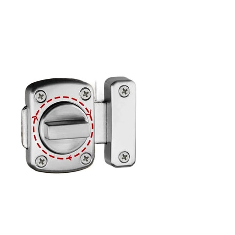 Tank Tough Prograde Heavy Duty Right Angle Sliding Gate Lock With Knuckle Hook Design, steel construction, designed for secure yard fences.