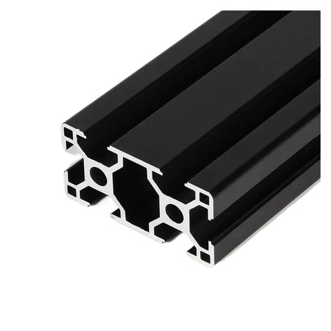 Black Slot Aluminum Extrusions Set For Frame Building With 3030 3060 4040 4080 Profiles Pro Grade Heavy Duty Build Corrosion Resistant