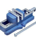Vertical Milling Slide For Lathe 100x125 mm And 2 In 50 mm Self Centering Vise with Fixed Base close-up view