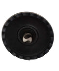 Black Heavy Duty HSS Hole Saw Kit, 35mm Cutter, front view showing blade and pilot drill bit for precise cutting