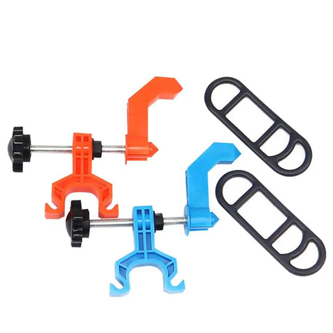 Portable Bike Wheel Truing Stand For Front And Rear Rims Rim Adjustment Tool Lightweight Compact For Easy On The Go Wheel Repair Adjustable Mounting Blue