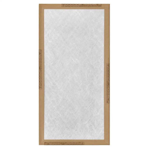 EZ Flow II MERV 4 Air Filter Panel 14x20x1 Residential Disposable Flat Panel Furnace Filter showing front view with fiberglass media.
