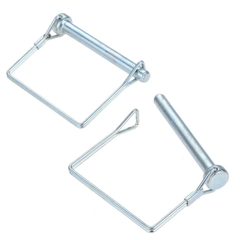 2 Pack 5/16 By 3-1/2 Inch Trailer Hitch Pins, Heavy Duty Steel Locking Pins For Utility Trailers, Lawn Mowers, Tow Hitches And Cargo Haulers