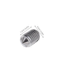 400 Piece Metric Set Screws Assortment Kit With M3 M4 M5 M6 M8 Pointed Head Fixing Screws For Bathroom Accessories Hardware