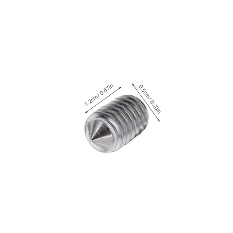 400 Piece Metric Set Screws Assortment Kit With M3 M4 M5 M6 M8 Pointed Head Fixing Screws For Bathroom Accessories Hardware