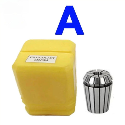 Heavy Duty ER Collet Chuck Kit Featuring Rock Solid Grip And Knockout Clamping Power For CNC Milling Lathe Projects, yellow case and collet.