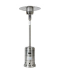 Powerful 48000 BTU Outdoor Patio Heater With Wheels And Cover Propane Stainless Steel Burner Easy Ignition And Adjustable Heat