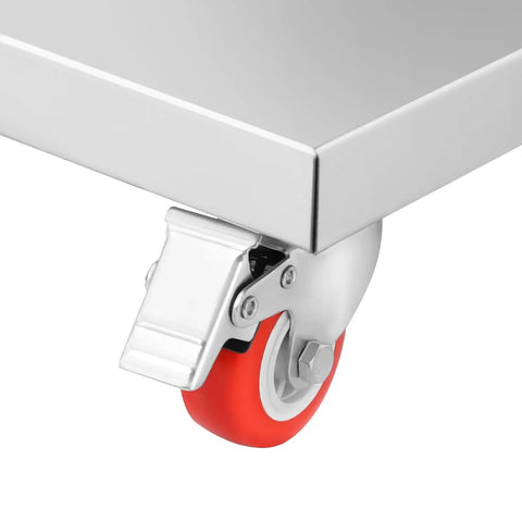 Close-up of roll wheel for Smart Automatic Filling Machine Comes With Adjustable Digital Gram Scale for easy mobility.