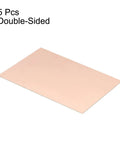 Double Sided FR4 Copper Clad Prototype PCB Boards 5 Pack 100 X 70 X 0.8mm Copper Plated Universal Circuit Board for DIY Prototyping