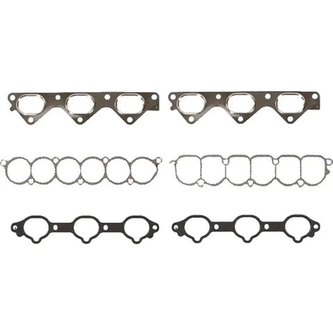 Heavy Duty Full Engine Rebuild Gasket Kit For Mitsubishi Montero 2001 2002 3.5L SOHC 6G74 including various gaskets and seals.