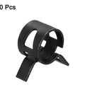 10 Piece Fuel Line Clamps Set One Half Inch 14mm Beefy Spring Band Hose Clamps for automotive fuel lines, black, metal construction
