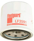 Lube Spin-On Filter LF3591 Replacement For Heavy-Duty Diesel Engines, Easy Install, High Filtration Performance, white canister