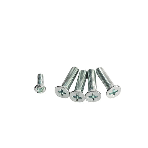 Five silver screws for Three Phase Manual Rotary Transfer Switch For RVs Boats Trucks And Motorhomes, 3 Position 120 240V AC, 40 Amp, 12 Terminal Block, Dual Power Source Selector For Shore Power Or Generator, Built Tough For Marine Use