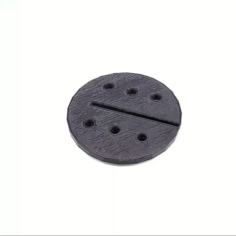 Drop-In Bandsaw Table Insert Throat Plate For Rikon 14 Inch Band Saw 10-353 Model, showing plastic construction and slot alignment