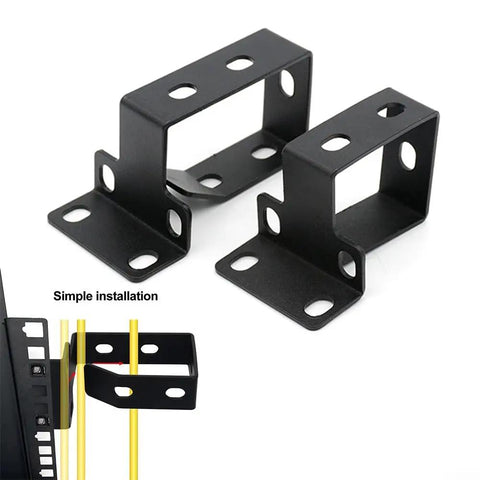 Heavy Duty Badass Wire Basket Cable Tray For Server Cabinets Hella Durable Cold Rolled Steel Rack brackets for easy installation.