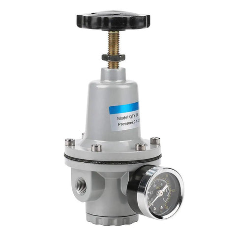 G1/4 Aluminum Alloy Air Pressure Regulator Valve For Pneumatic Systems With Balanced Inlet Built To Last And Easy Install