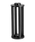 Equatorial Telescope Mount Extension Pole 300mm Metal Riser For EQ5 Mounts Outdoor Black Durable Compact Adapter vertical view
