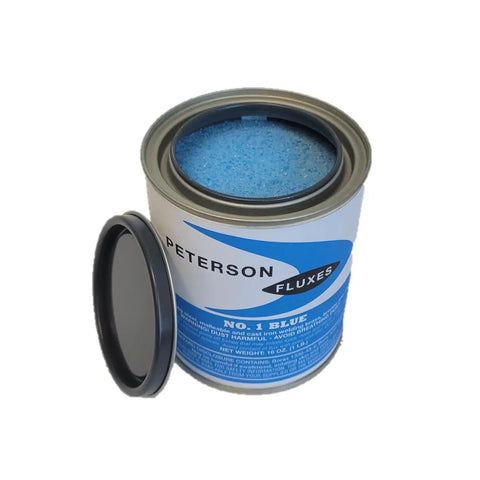 Blue Flux Coarse Powder For Brazing And Welding 1 Lb Can Pro Grade All Purpose For Cast Iron Malleable Iron Steel Brass Copper