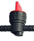 Premium Tap Filter Hose Kit For Lawn Mowers With Fuel Line Clamps And Connection Set For Garden Equipment Repair Ensures Secure Leak Free Fit, black plastic hose valve