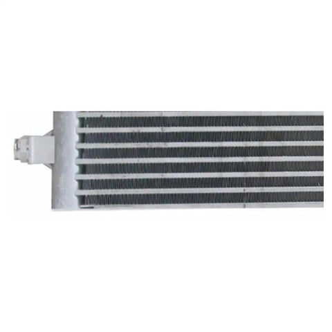 Top Tier Oil Cooler For Mercedes Benz GL63 ML63 GLE63 Plus GLS63 Models 2012 To 2018 With 5.5L Engine Built For Maximum Cooling Performance And Smooth Shifting While Driving Hard, aluminum fin core side view