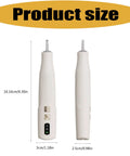 Badass Cordless Electric Pickup Pen With Reliable Vacuum Grip To Snag Loose Bits Zero Sweat For Desk Projects Plus Bright Light And Smooth Angled Tip For Crisp Workflows size reference image showing dimensions of 16.16cm by 3cm.