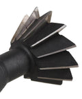 Dovetail milling end mill, 16 mm diameter, 45°, HSS, with multiple cutting flutes and black reinforced shank.