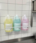 Heavy Duty Wall Mount Jug Storage Rack For 1 Gallon Jugs Wire Organizer For Soap Detergent And Hand Sanitizer Holders
