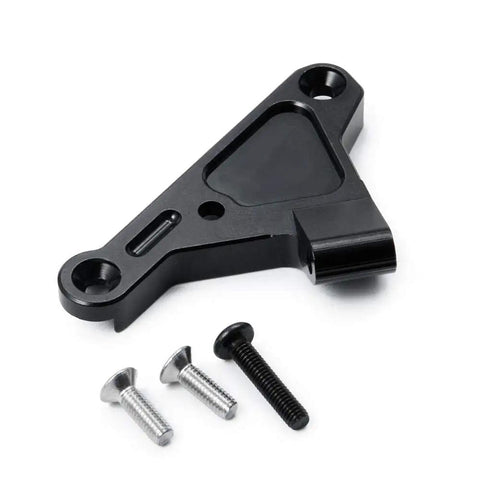 CNC Aluminum 6061 Sway Bar Panhard Mount for Axial SCX10 III AXI03007 1 Tenth RC Crawler Car Beefed-Up Black Finish Built-To-Last Heavy Duty Suspension Accessory black anodized part with screws