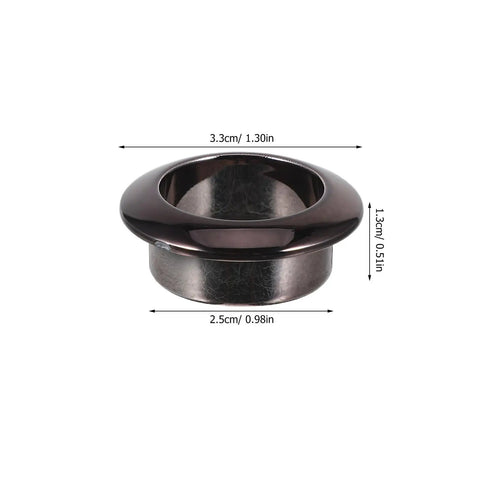 Cool Healifty 20 Pack Black Round Desk Cable Hole Cover Grommet Kit For Snazzy Wire Management And Tidy Office Or Home Study Setup, 3.3cm
